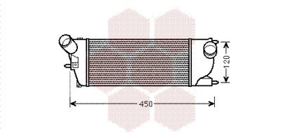 VAN WEZEL Kompressoriõhu radiaator 40004345